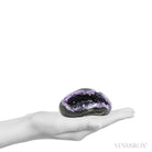 Amethyst with Agate Polished/Natural Heart from Uruguay | Venusrox