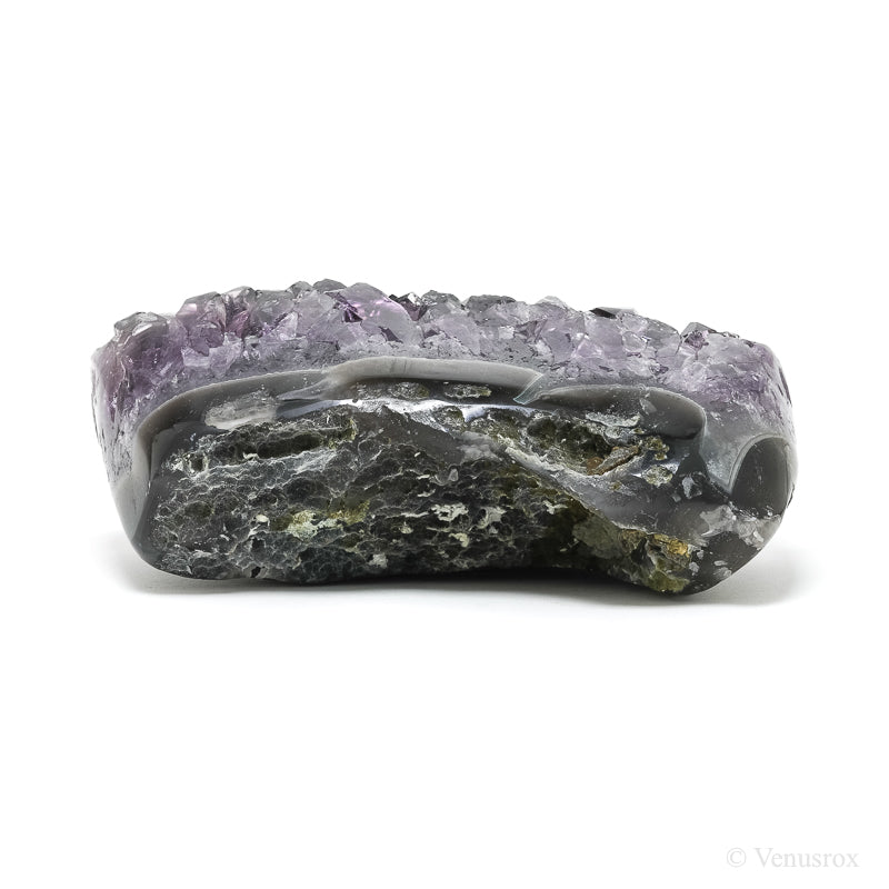 Amethyst with Agate Polished/Natural Cluster from Uruguay | Venusrox