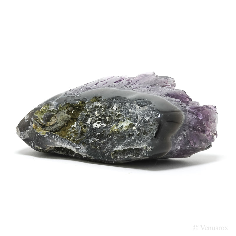 Amethyst with Agate Polished/Natural Cluster from Uruguay | Venusrox