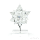 Clear Quartz Polished Star from Minas Gerais, Brazil mounted on a bespoke stand | Venusrox