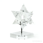 Clear Quartz Polished Star from Minas Gerais, Brazil mounted on a bespoke stand | Venusrox
