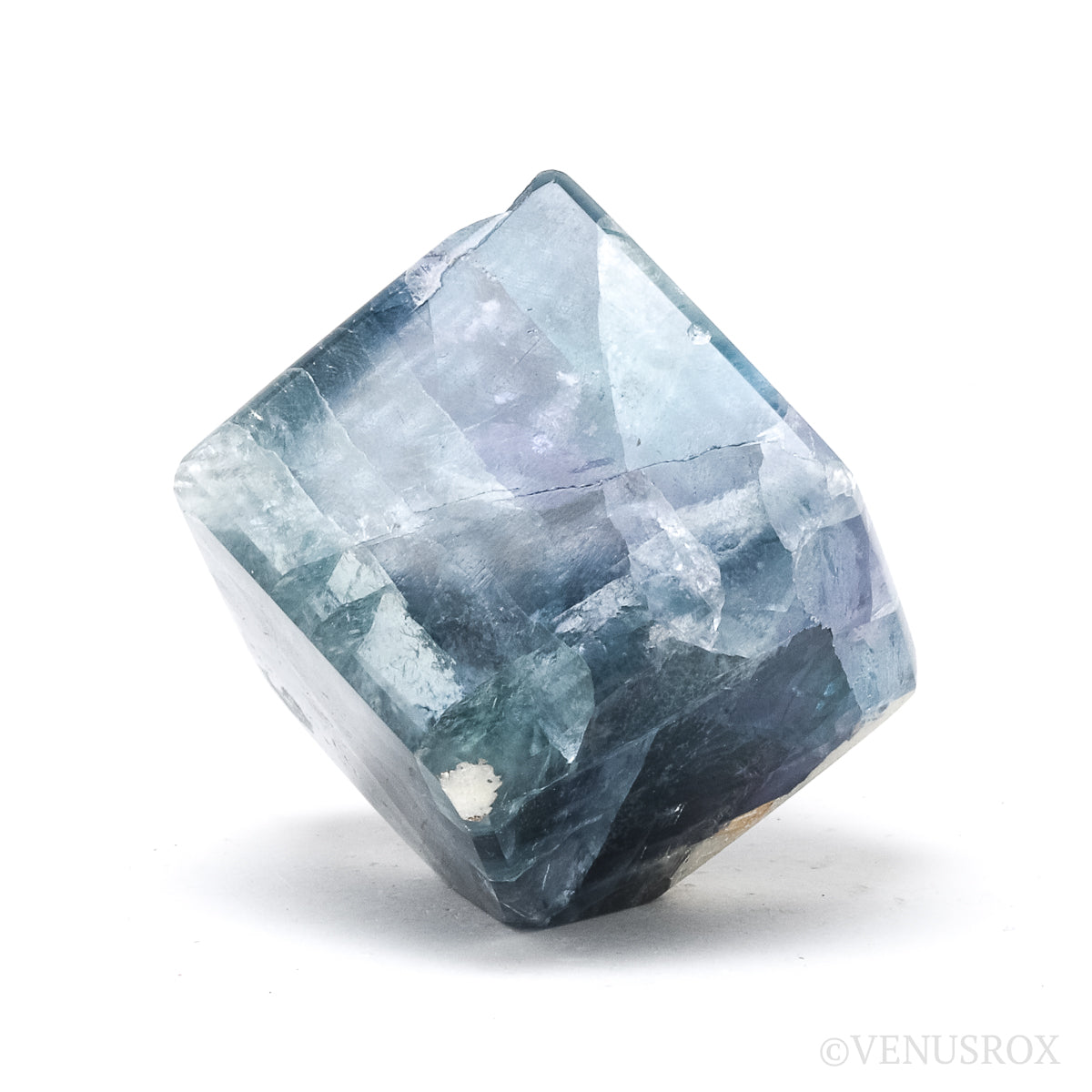 Fluorite Polished Cube from Mexico | Venusrox