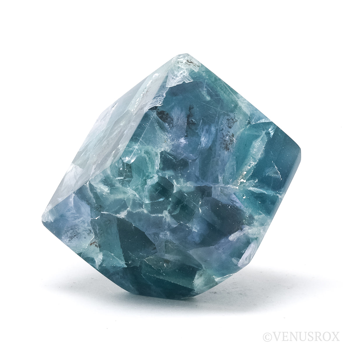 Fluorite Polished Cube from Mexico | Venusrox