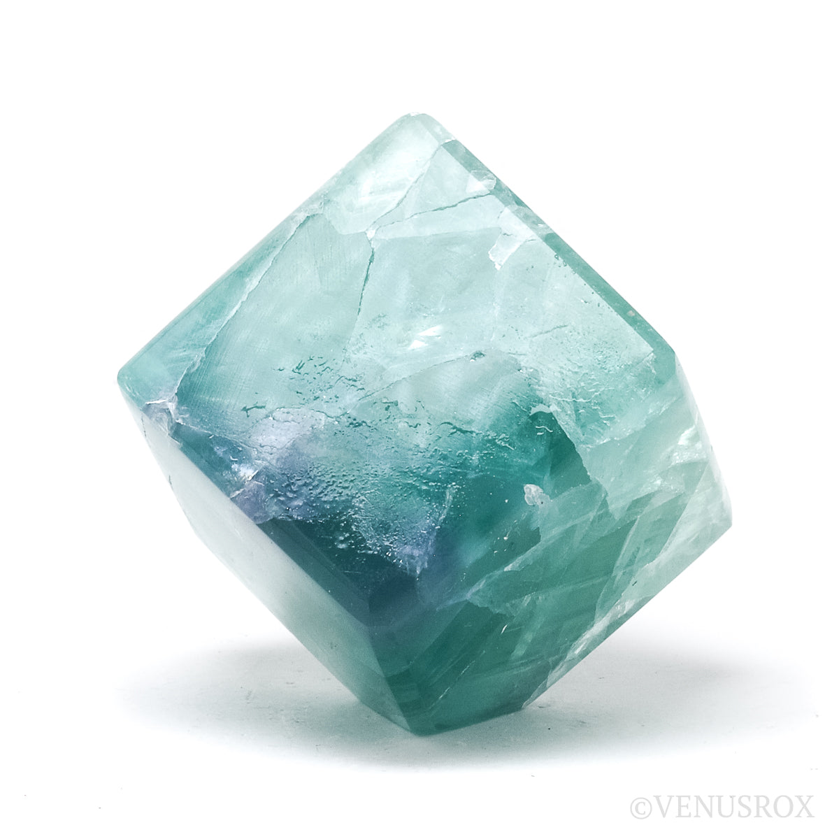 Fluorite Polished Cube from Mexico | Venusrox