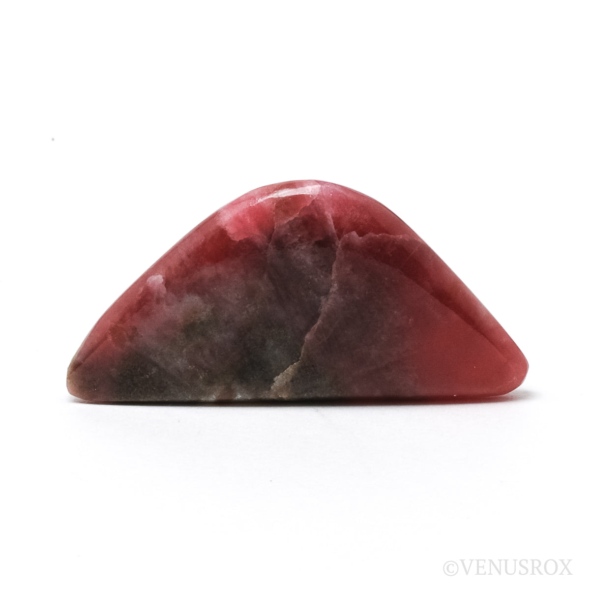 Rhodonite Polished Crystal from the Kurganovskoe Deposit, Kurganovo, Yekaterinburg, Sverdlovsk Oblast, Russia | Venusrox