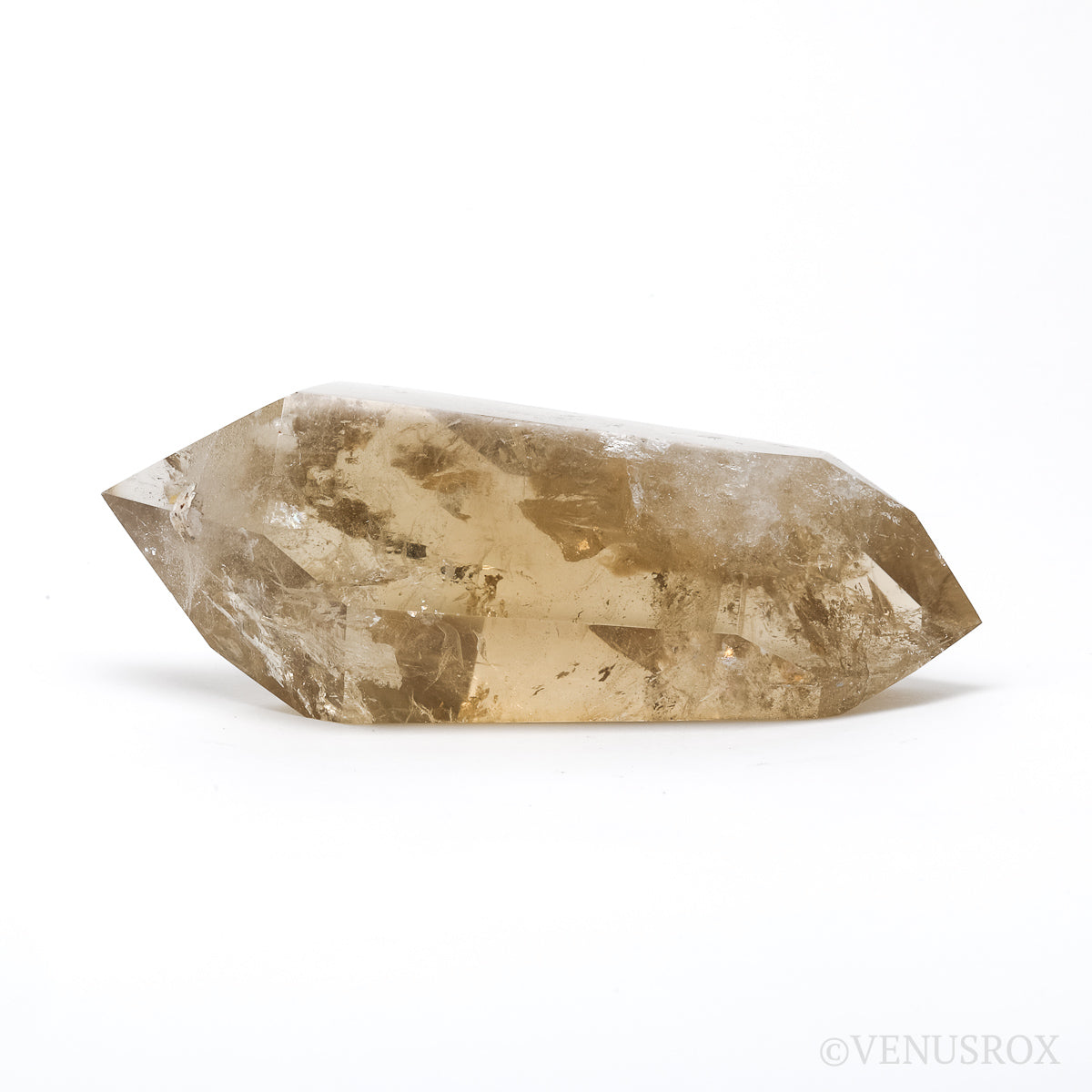 Natural Citrine Polished 'Double Terminated Point from the Morro Redondo Mine, Coronel Murta, Minas Gerais, Brazil | Venusrox