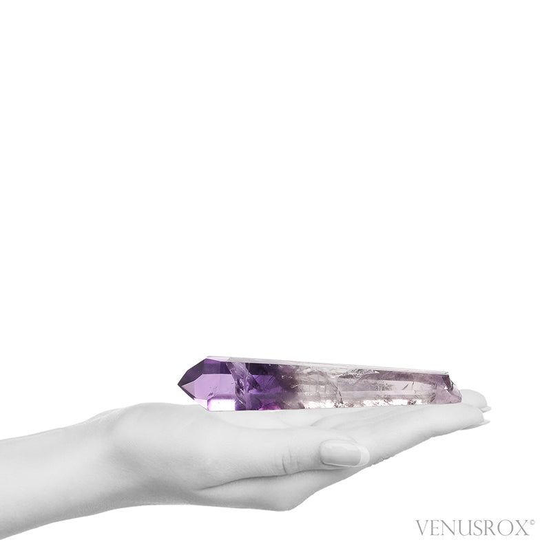 Amethyst Phantom Polished/Natural Point from the Quixaba Mine, Bahia, Brazil | Venusrox