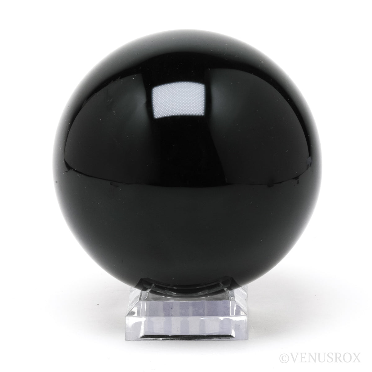 Black Obsidian Polished Sphere from Mexico | Venusrox