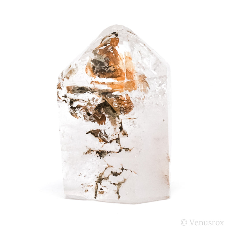 Elestial Quartz Part Polished/Part Natural Point from Madagascar | Venusrox