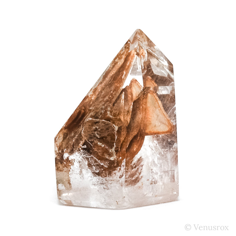 Elestial Quartz Part Polished/Part Natural Point from Madagascar | Venusrox