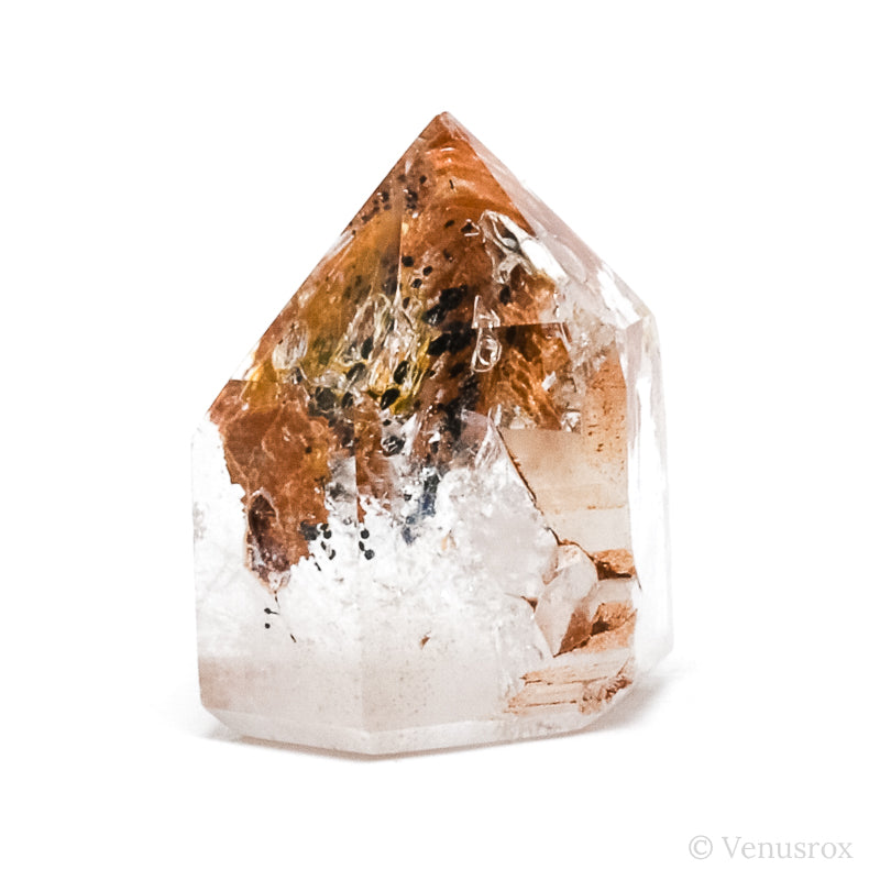 Elestial Quartz Part Polished/Part Natural Point from Madagascar | Venusrox