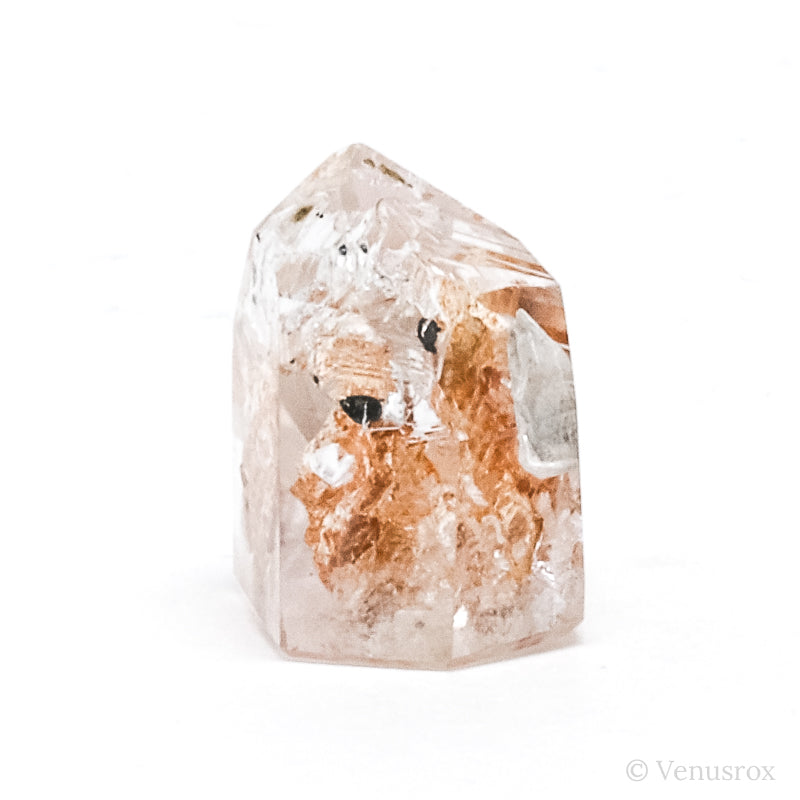 Elestial Quartz Part Polished/Part Natural Point from Madagascar | Venusrox