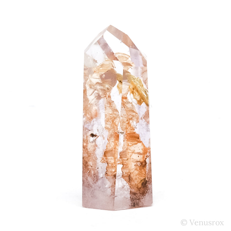 Amethyst Elestial Quartz Part Polished/Part Natural Point from Madagascar | Venusrox
