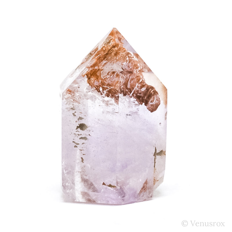Amethyst Elestial Quartz Part Polished/Part Natural Point from Madagascar | Venusrox