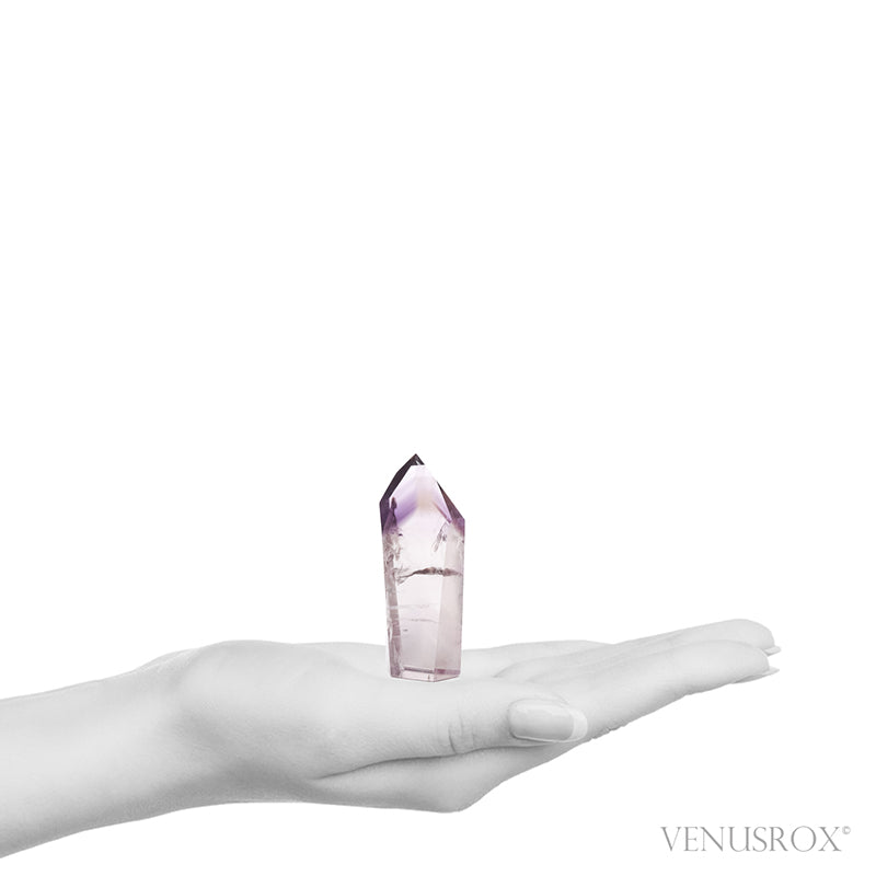 Amethyst Phantom Polished Point from the Quixaba Mine, Bahia, Brazil| Venusrox