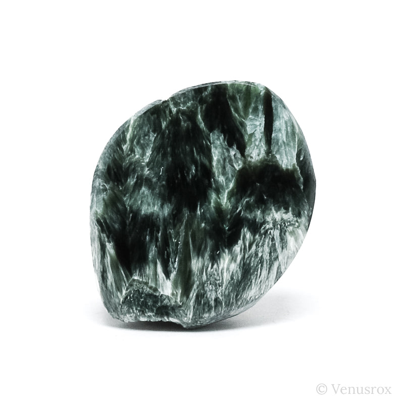Seraphinite Polished / Natural Crystal from the Korshunovskoye Iron Scary Deposit, Irkutskaya Oblast, Siberia, Russia | Venusrox
