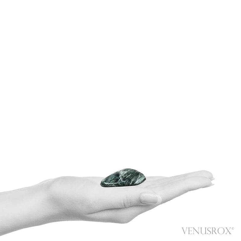 Seraphinite Polished Crystal from the Korshunovskoye Iron Scary Deposit, Irkutskaya Oblast, Siberia, Russia | Venusrox