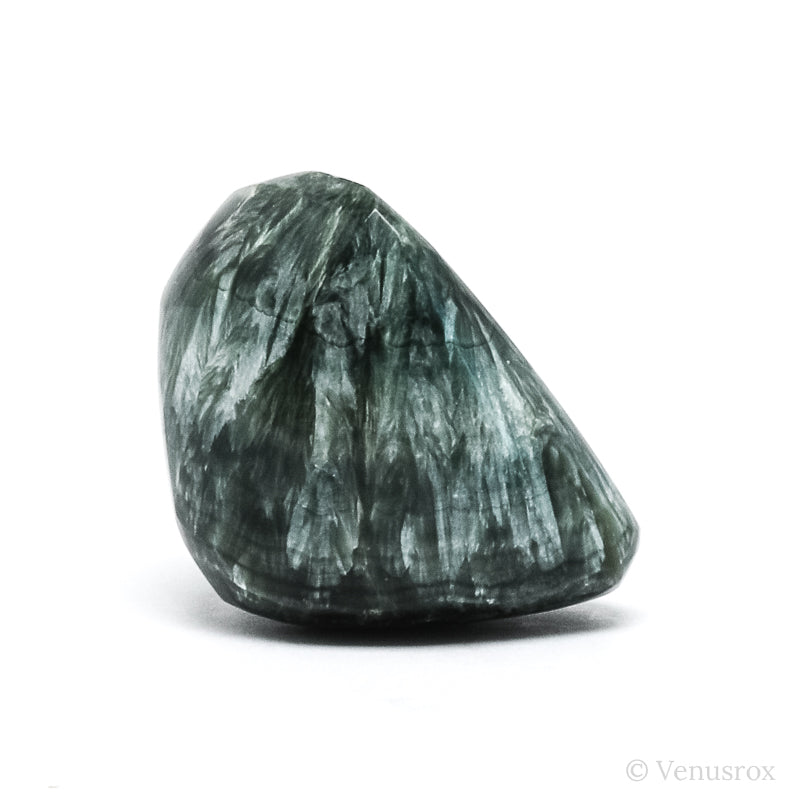 Seraphinite Polished Crystal from the Korshunovskoye Iron Scary Deposit, Irkutskaya Oblast, Siberia, Russia | Venusrox