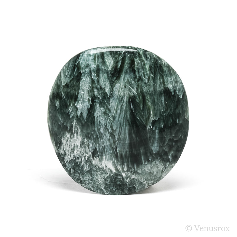 Seraphinite Polished Crystal from the Korshunovskoye Iron Scary Deposit, Irkutskaya Oblast, Siberia, Russia | Venusrox