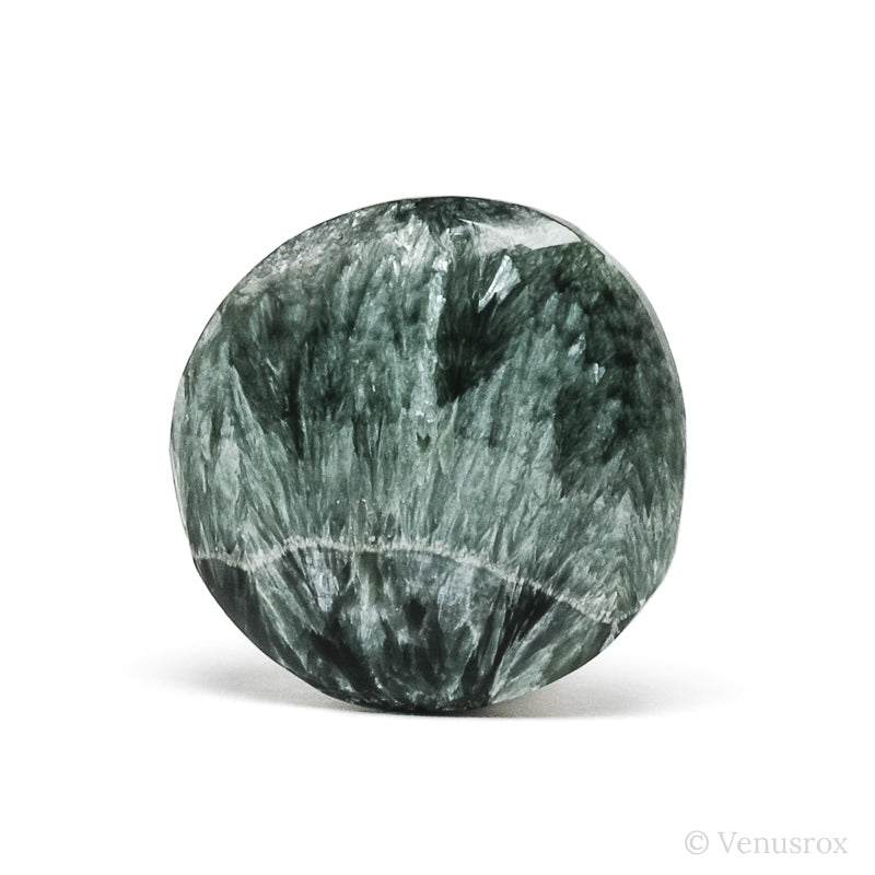 Seraphinite Polished Crystal from the Korshunovskoye Iron Scary Deposit, Irkutskaya Oblast, Siberia, Russia | Venusrox