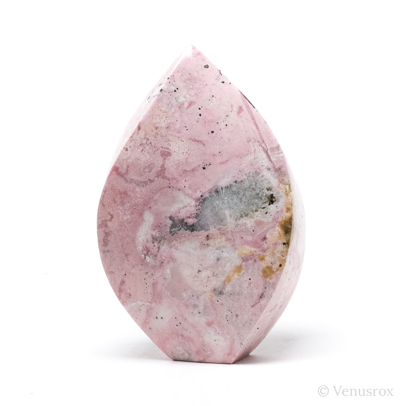 Rhodonite with Quartz Polished Flame from Peru | Venusrox