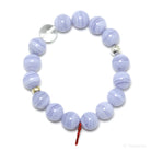 Blue Lace Agate Bracelet from Malawi | Venusrox