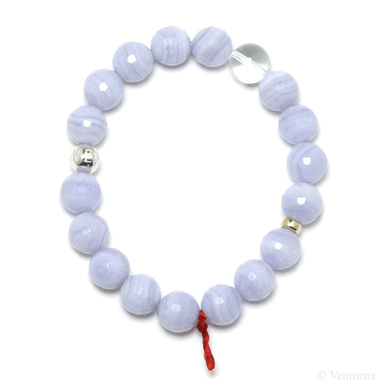 Blue Lace Agate Bracelet from Malawi | Venusrox