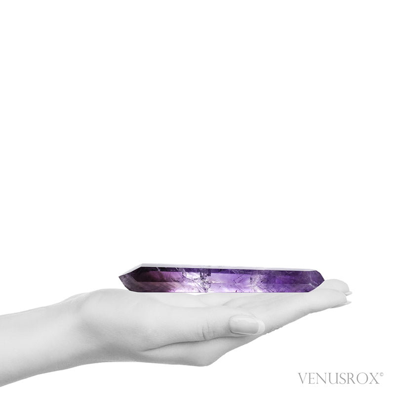 Amethyst Phantom Polished Double Terminated Point from Brazil | Venusrox