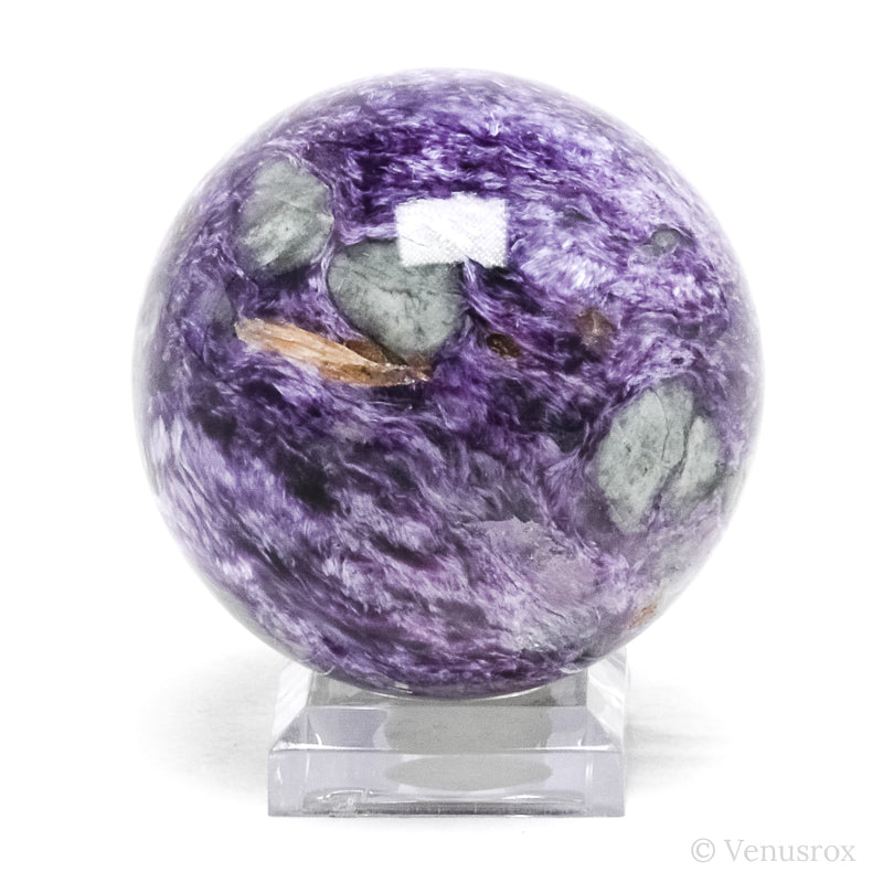 Charoite Polished Sphere from Sakha Republic, Siberia, Russia | Venusrox