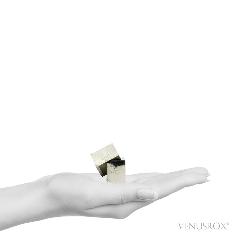 Natural Pyrite Cube Cluster from Navajun, La Rioja, Spain | Venusrox