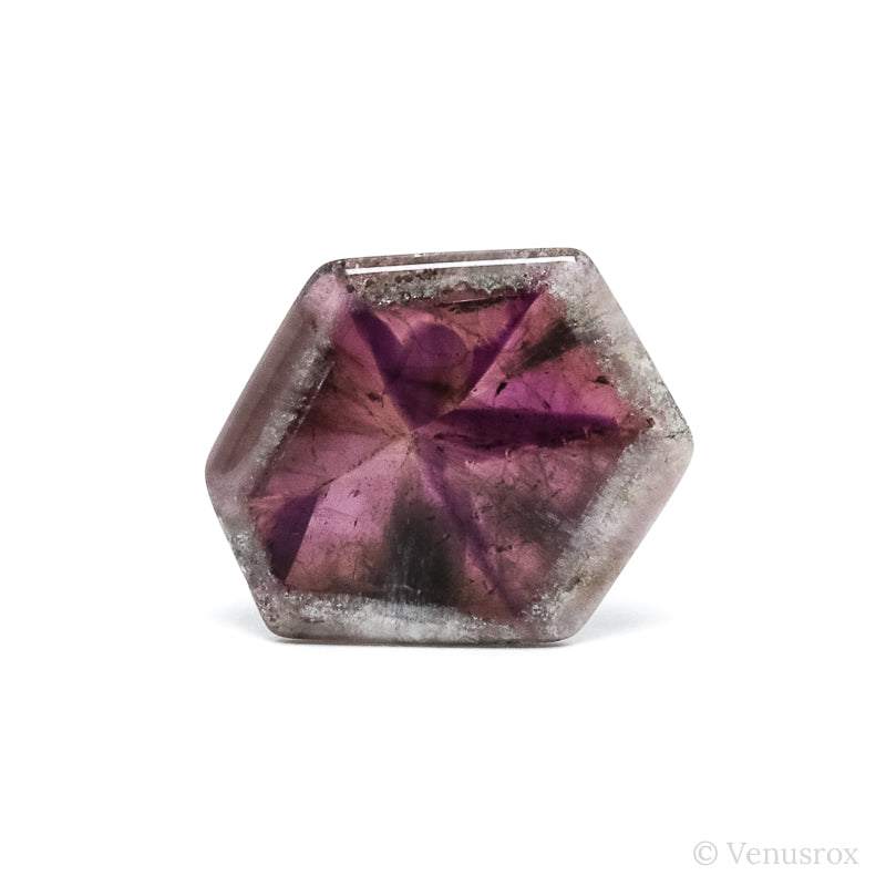 Amethyst Trapiche Polished Crystal from Rondônia, Brazil | Venusrox