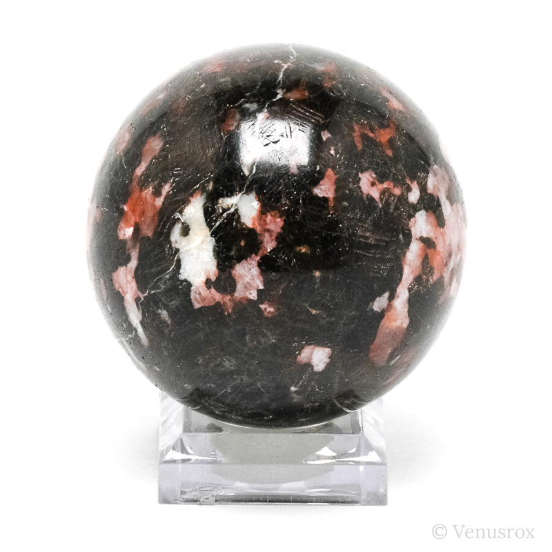 Green Apatite with Feldspar Sphere from Madagascar | Venusrox