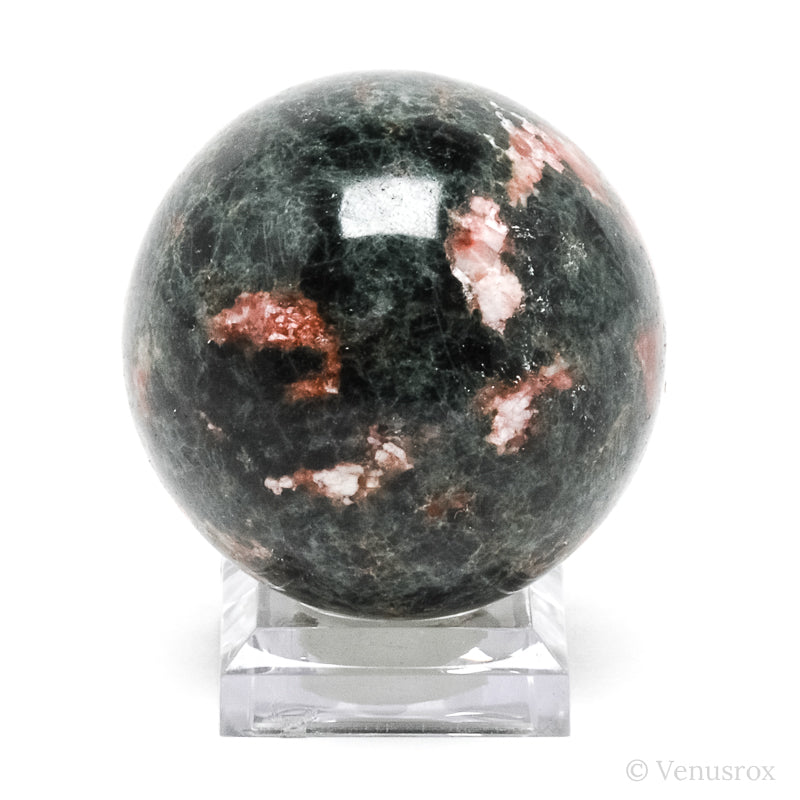 Green Apatite with Feldspar Sphere from Madagascar | Venusrox