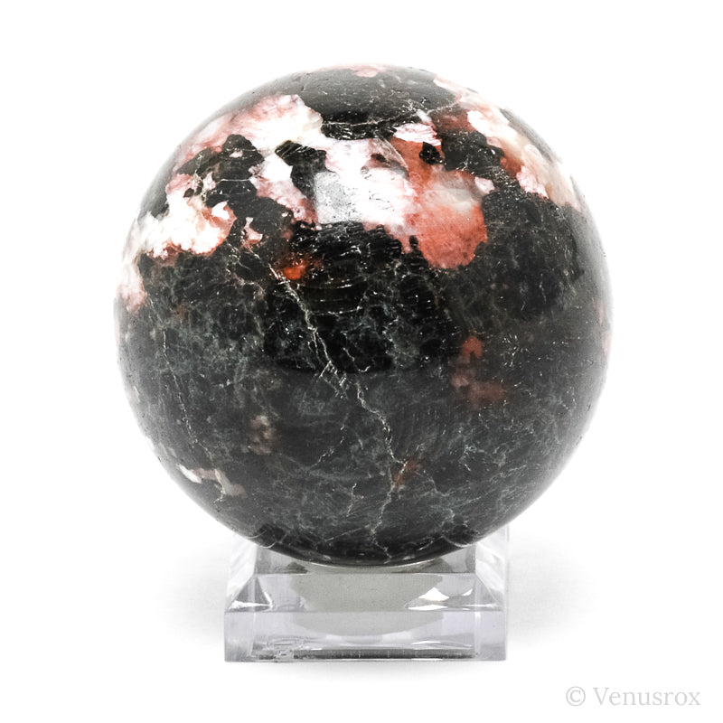 Green Apatite with Feldspar Sphere from Madagascar | Venusrox