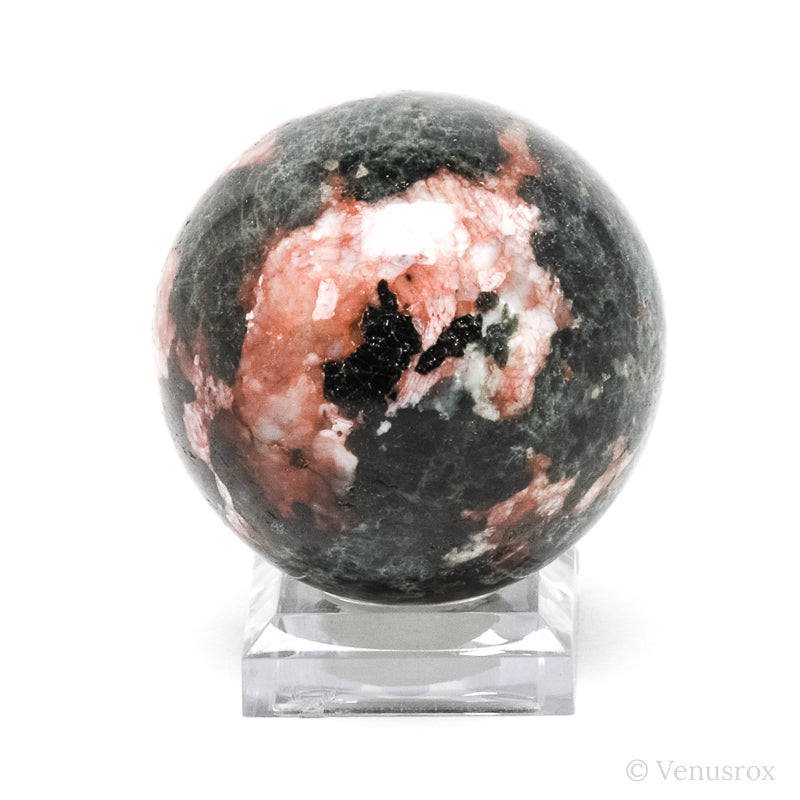 Green Apatite with Feldspar Sphere from Madagascar | Venusrox