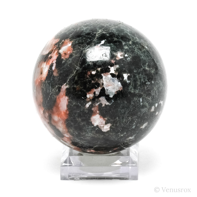 Green Apatite with Feldspar Sphere from Madagascar | Venusrox
