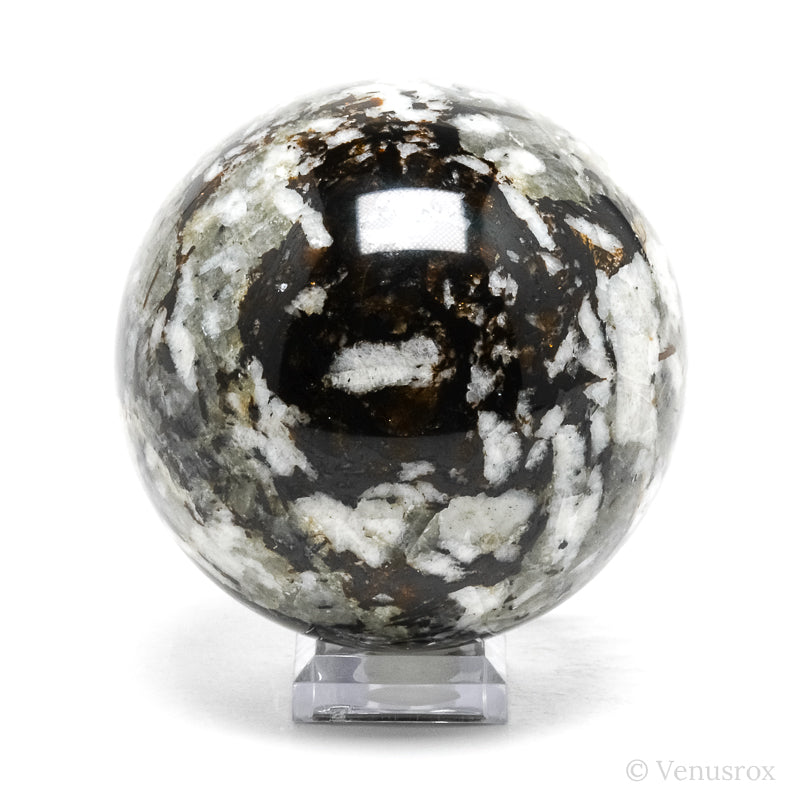 Astrophyllite Polished Sphere from the Kola Peninsula, Russia | Venusrox