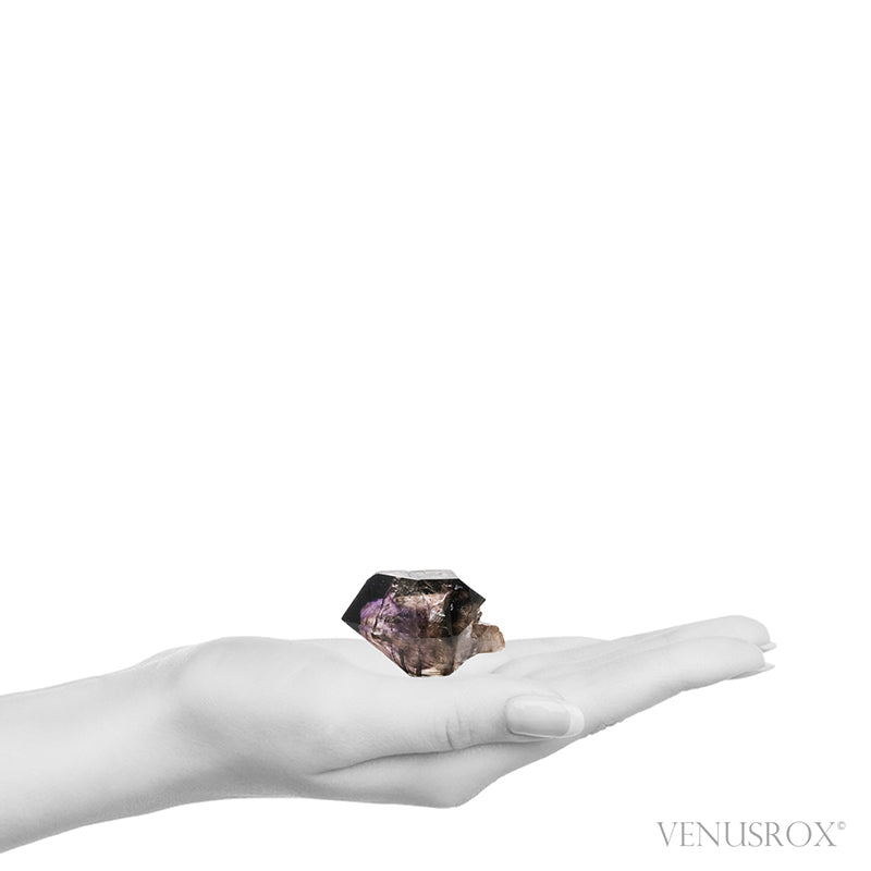 Amethyst/Smoky Phantom Sceptre Quartz Natural Point on Matrix from the Goboboseb Mountains, Namibia | Venusrox