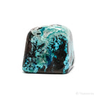 Chrysocolla with Cuprite, Malachite, Shattuckite & Quartz Polished Crystal from the Democratic Republic of Congo | Venusrox