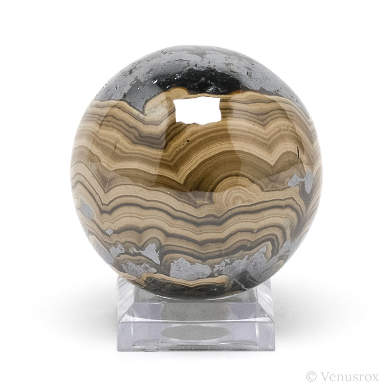 Schalenblende Polished Sphere from Olkusz, Poland | Venusrox