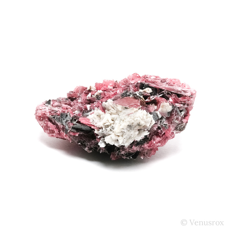 Rhodonite Polished Crystal from the Morro da Mina mine, Conselheiro Lafaiete, Minas Gerais, Brazil | Venusrox