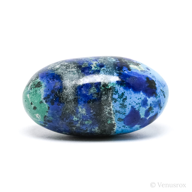 Azurite & Malachite with Matrix Polished Crystal from the Altai Mountains, Siberia, Russia | Venusrox