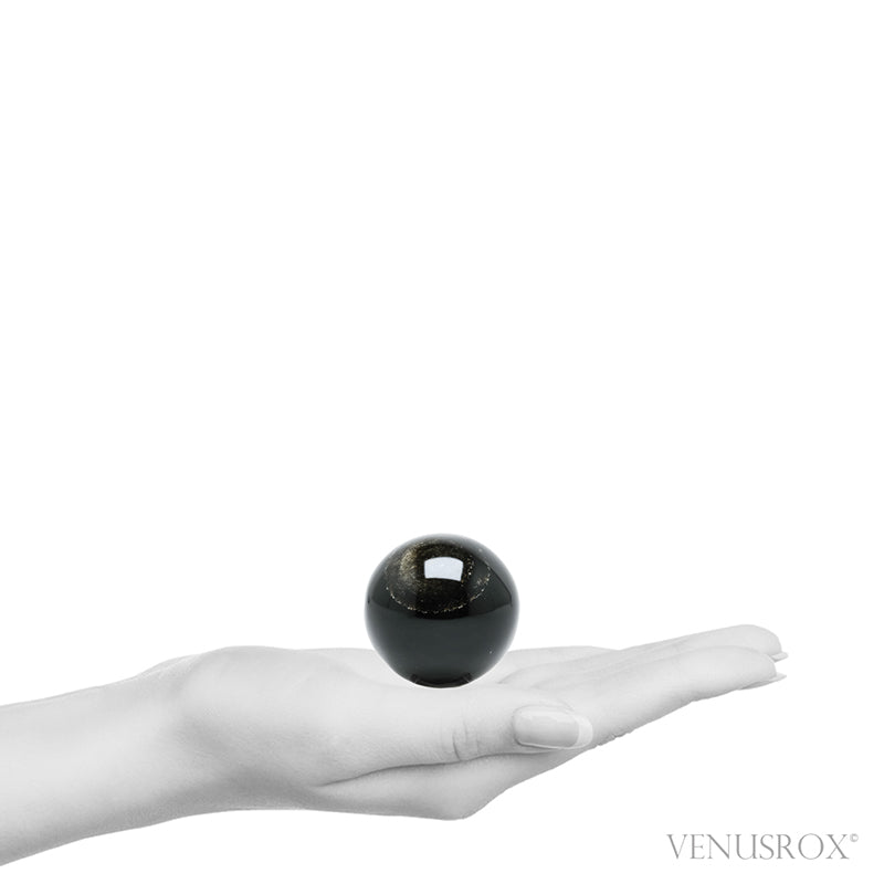 Gold Sheen Obsidian Polished Sphere from Mexico | Venusrox