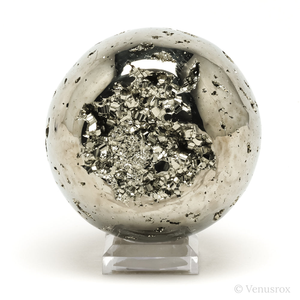 Pyrite Geode Sphere from Peru | Venusrox