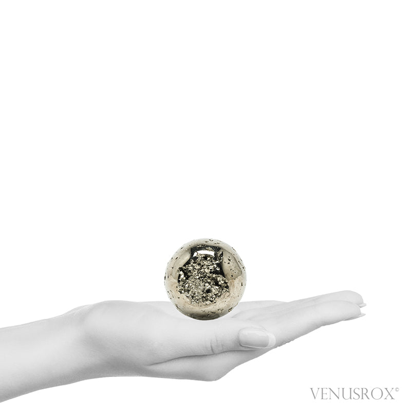 Pyrite Geode Sphere from Peru | Venusrox