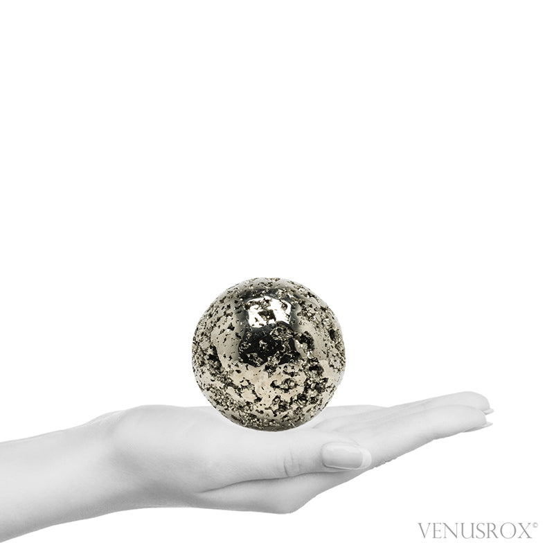 Pyrite Geode Sphere from Peru | Venusrox
