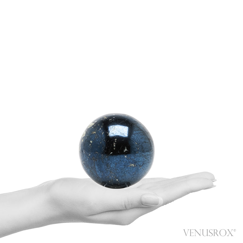 Covellite Polished Sphere from Peru | Venusrox