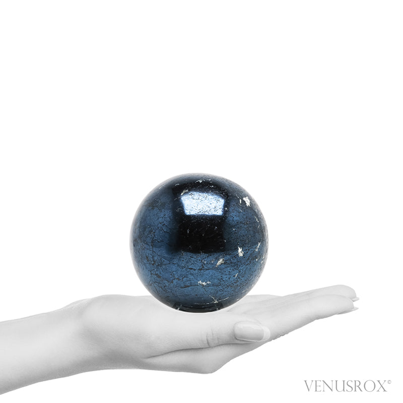 Covellite Polished Sphere from Peru | Venusrox
