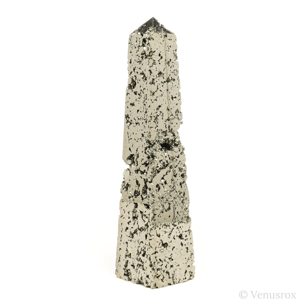 Pyrite Polished/Natural Geode Point from Peru | Venusrox