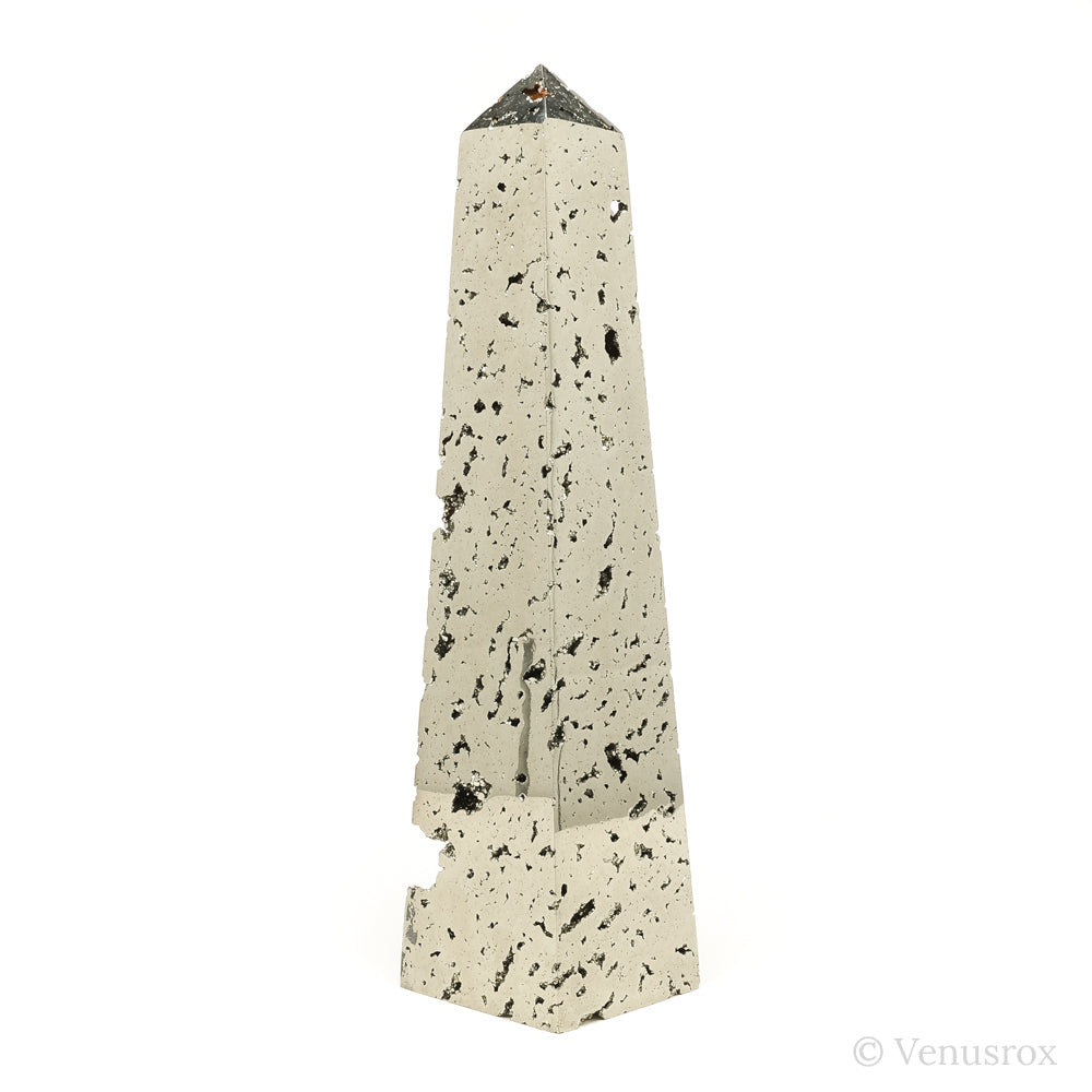 Pyrite Polished/Natural Geode Point from Peru | Venusrox